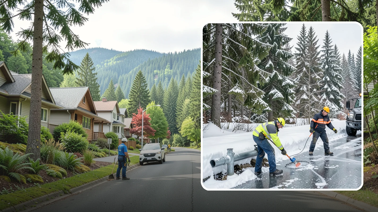 Frozen Pipe Area Access in Darrington, Snohomish County, WA - We clear snow and ice away from wellheads, backflow assemblies, and exposed plumbing so you can reach and protect them during a...