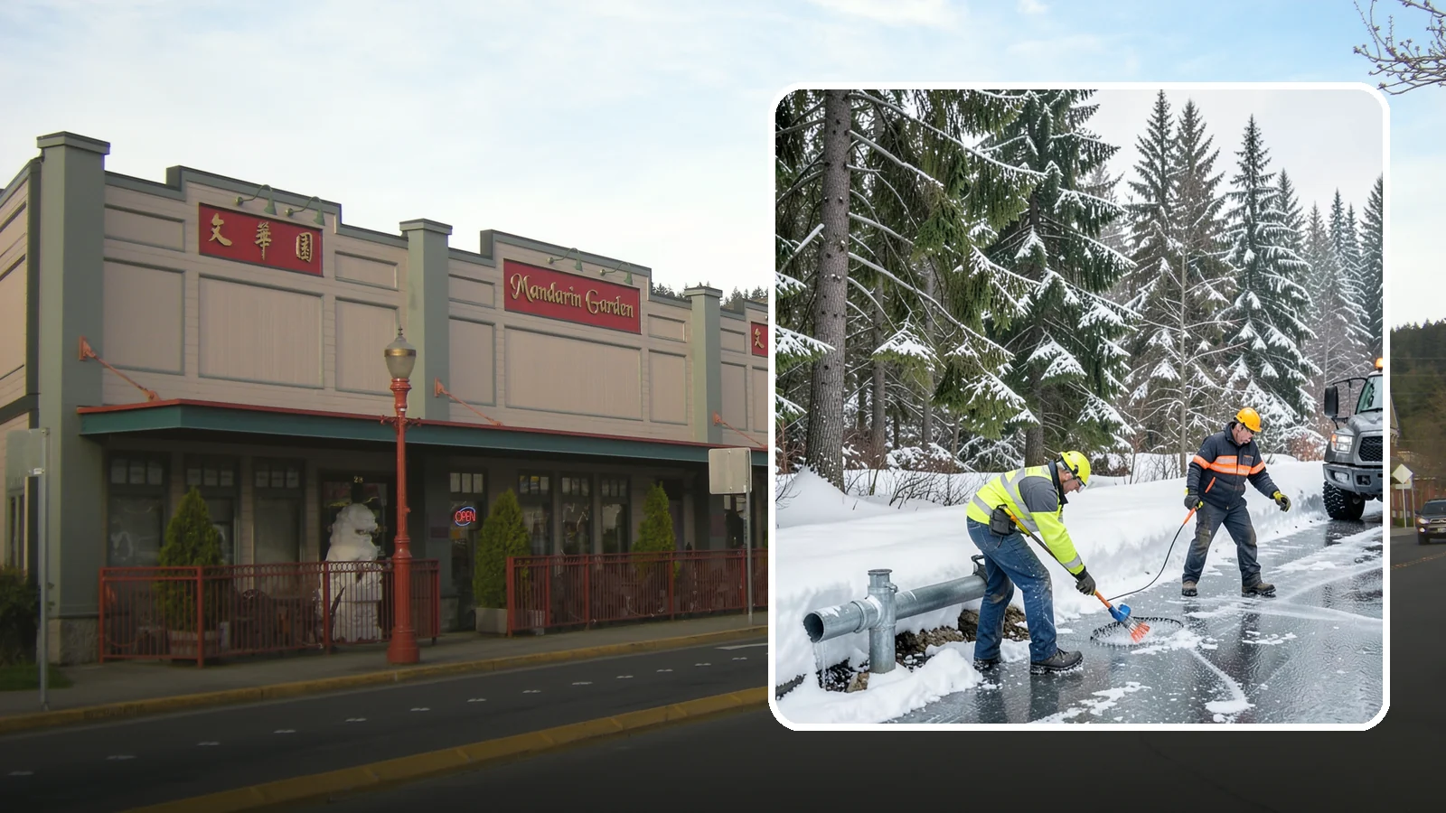 Frozen Pipe Area Access in Issaquah, King County, WA - We clear snow and ice away from wellheads, backflow assemblies, and exposed plumbing so you can reach and protect them during a...