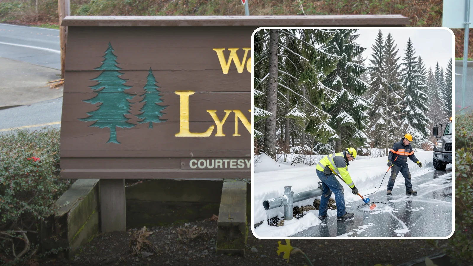 Frozen Pipe Area Access in Lynnwood, Snohomish County, WA - We clear snow and ice away from wellheads, backflow assemblies, and exposed plumbing so you can reach and protect them during a...