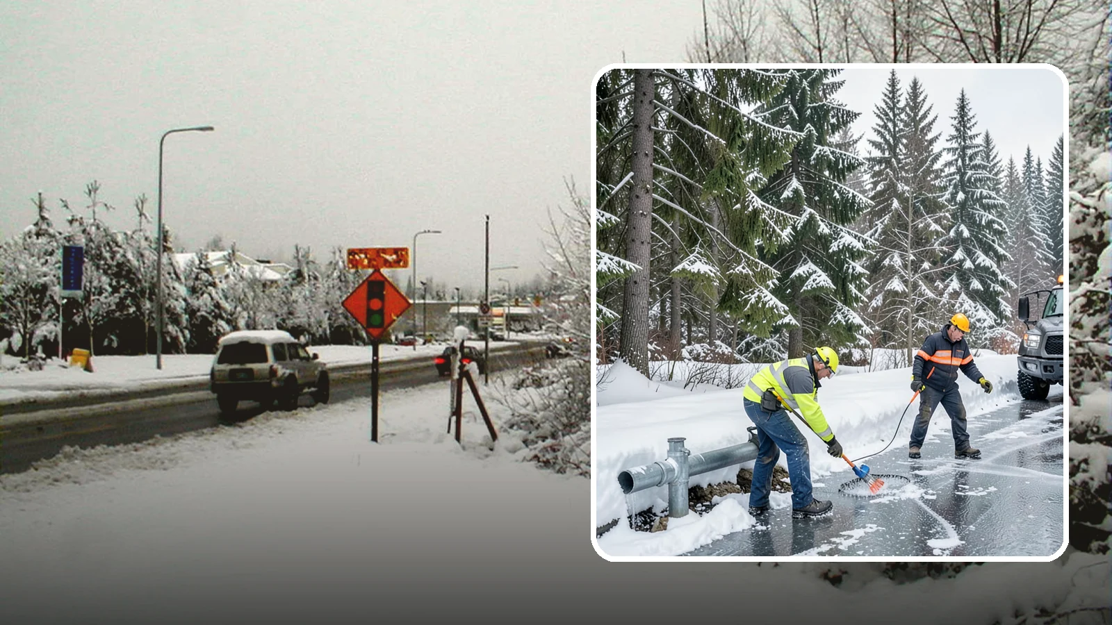 Frozen Pipe Area Access in Newcastle, King County, WA - We clear snow and ice away from wellheads, backflow assemblies, and exposed plumbing so you can reach and protect them during a...