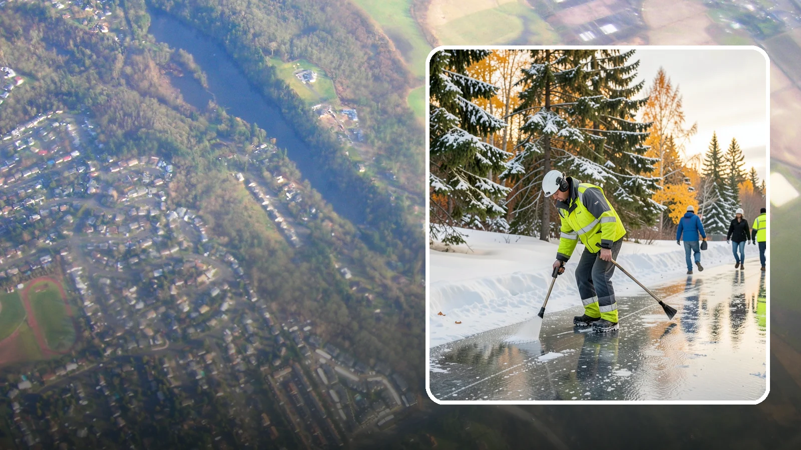 Frozen Walkway Treatment in Algona, King County, WA - We treat frozen and glazed walkways across Western Washington on demand so pedestrians can move safely when paths turn to ice.