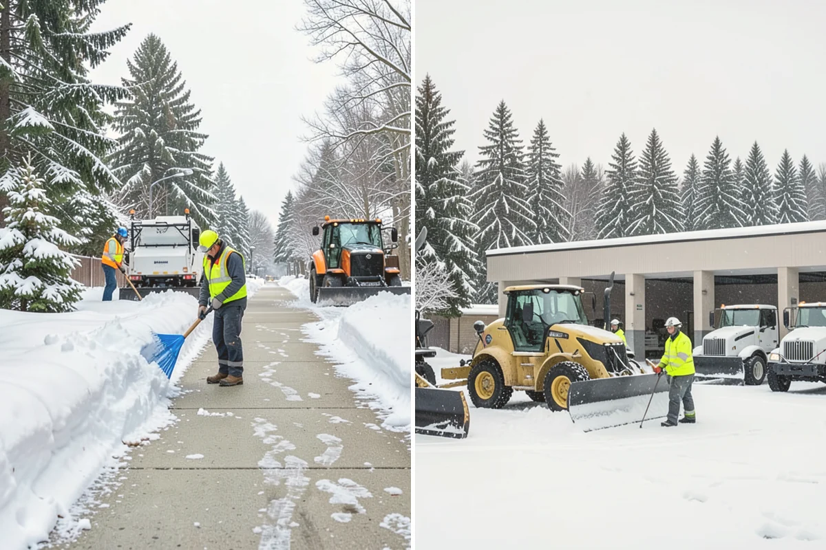 Frozen Walkway Treatment in Algona, King County, WA - Confirm which walkways are frozen and prioritize them
