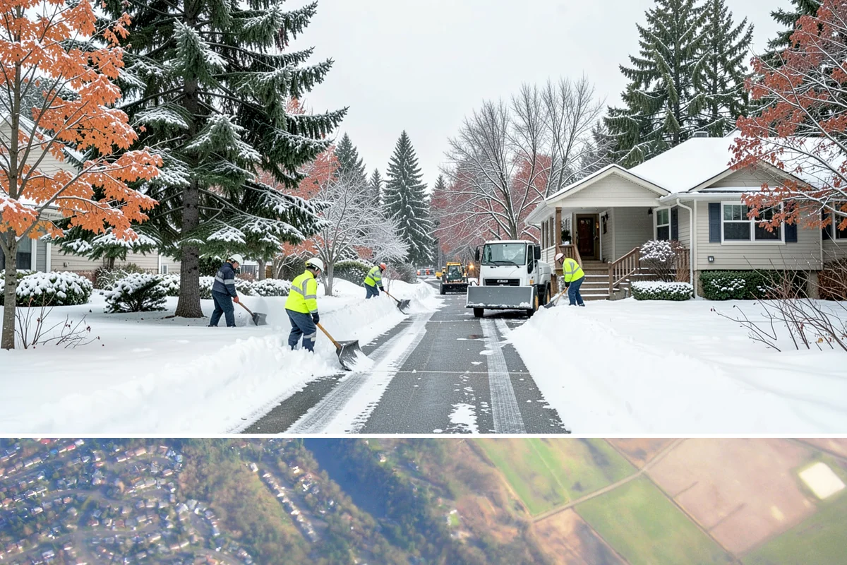 Frozen Walkway Treatment in Algona, King County, WA - Frozen walkway treatment is available all winter, with peak demand during freeze-thaw stretches from late fall into early spring.