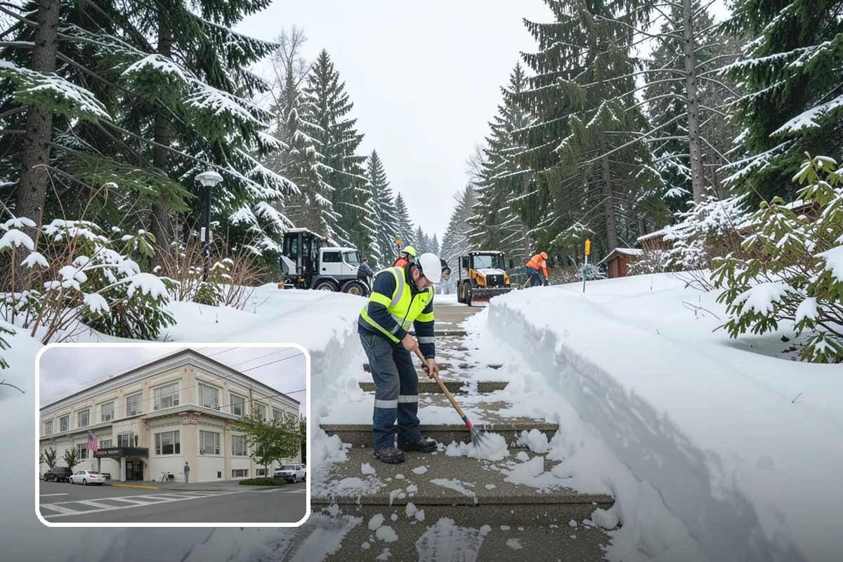 Frozen Walkway Treatment in Anacortes, Skagit County, WA - On-demand treatment for suddenly frozen paths
