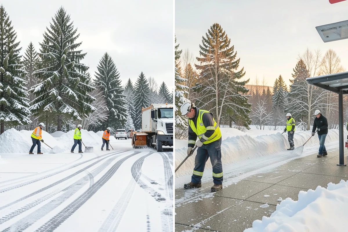 Frozen Walkway Treatment in Anacortes, Skagit County, WA - Confirm which walkways are frozen and prioritize them