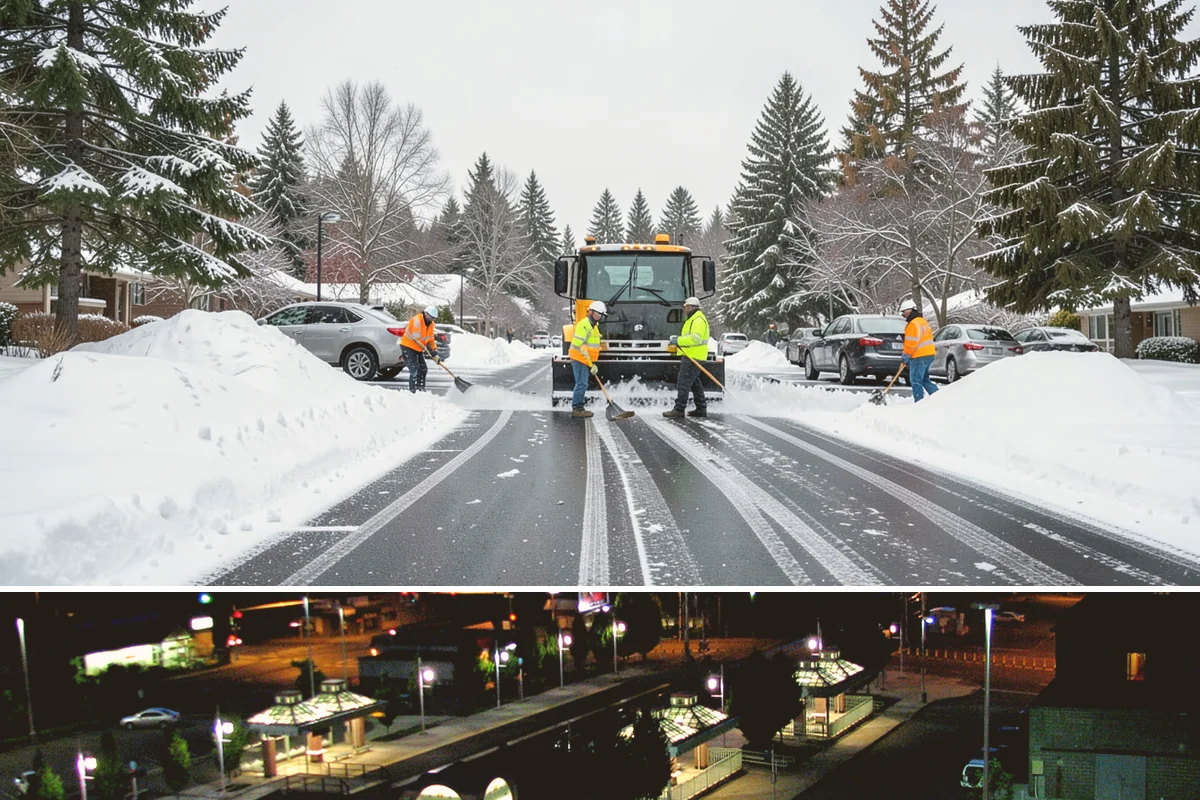 Frozen Walkway Treatment in Auburn, King County, WA - Frozen walkway treatment is available all winter, with peak demand during freeze-thaw stretches from late fall into early spring.
