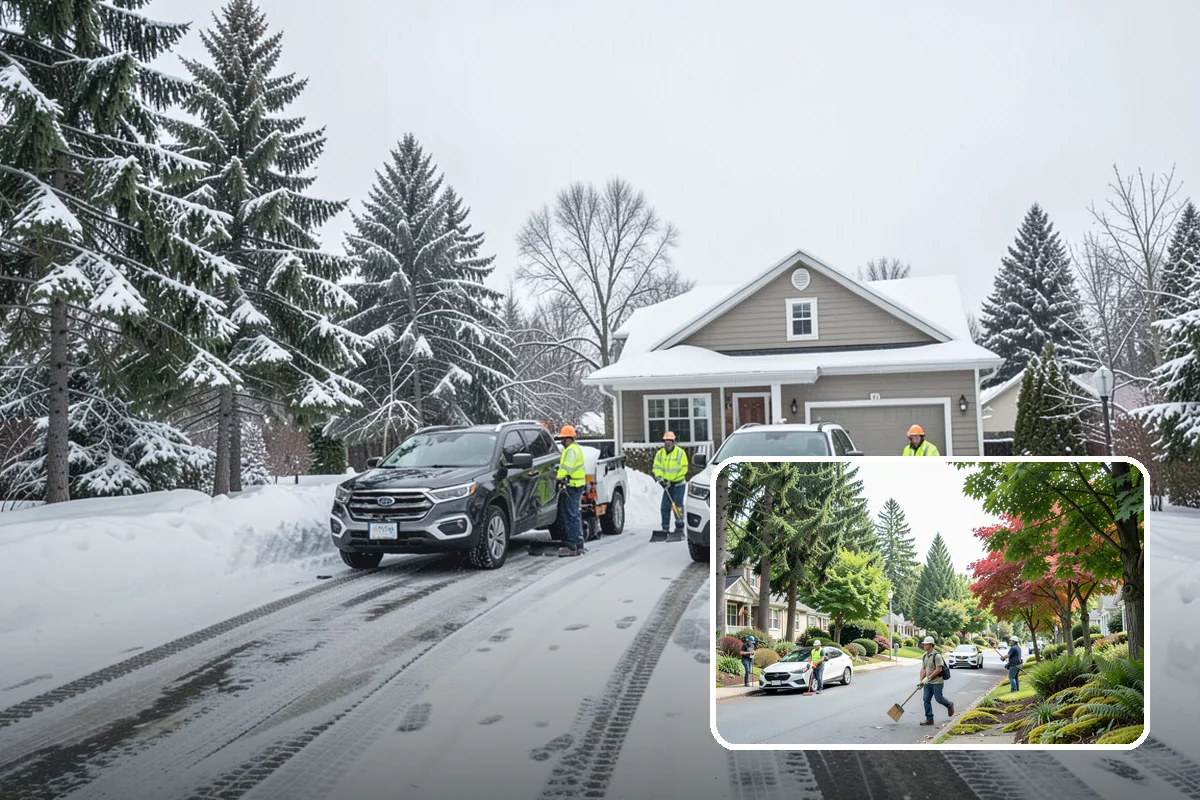 Frozen Walkway Treatment in Beaux Arts Village, King County, WA - On-demand treatment for suddenly frozen paths