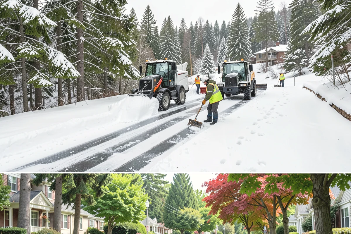 Frozen Walkway Treatment in Beaux Arts Village, King County, WA - Frozen walkway treatment is available all winter, with peak demand during freeze-thaw stretches from late fall into early spring.