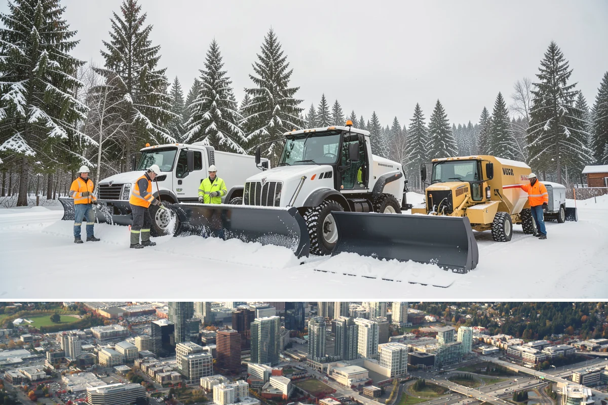 Frozen Walkway Treatment in Bellevue, King County, WA - Frozen walkway treatment is available all winter, with peak demand during freeze-thaw stretches from late fall into early spring.