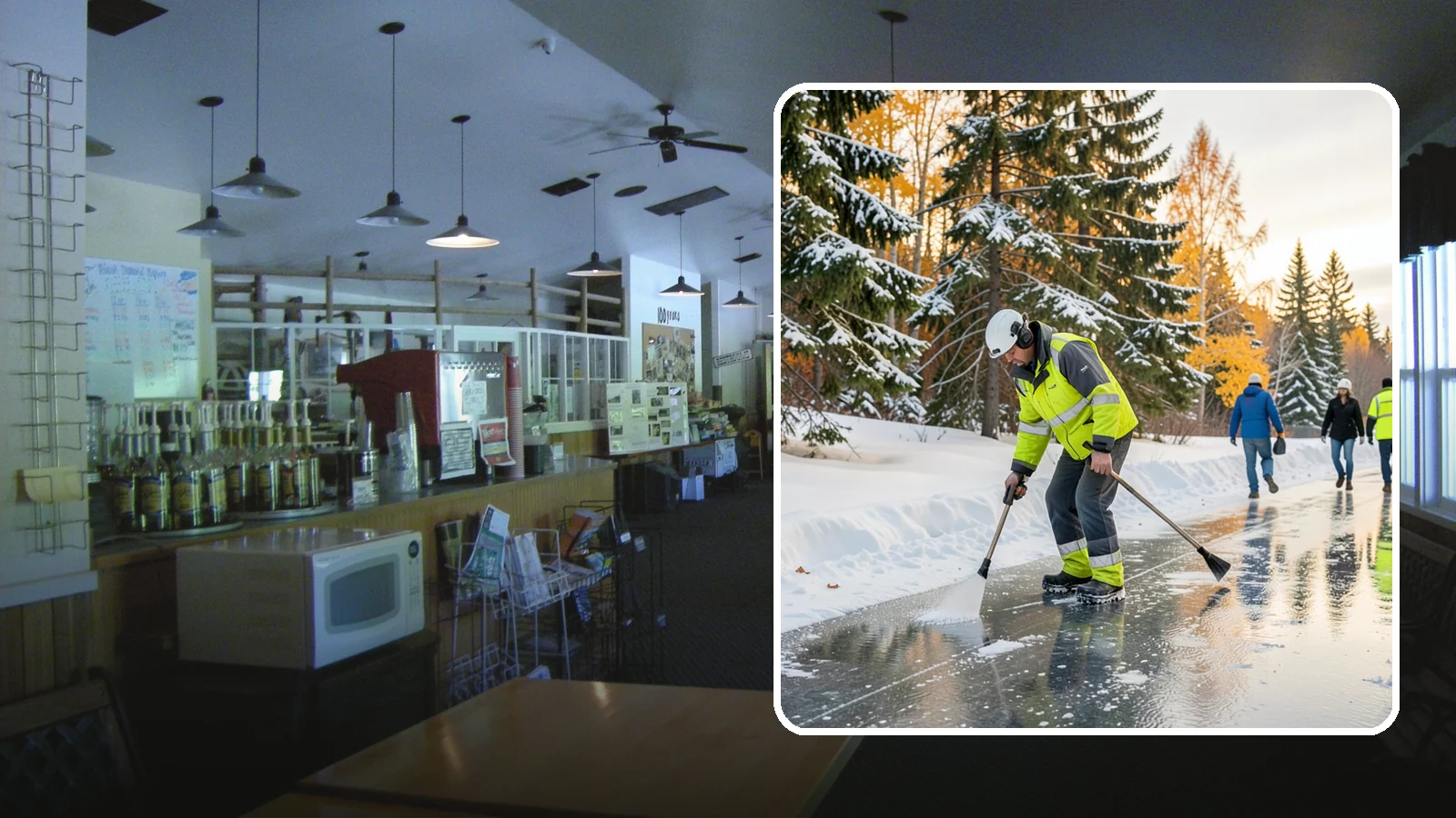 Frozen Walkway Treatment in Black Diamond, King County, WA - We treat frozen and glazed walkways across Western Washington on demand so pedestrians can move safely when paths turn to ice.