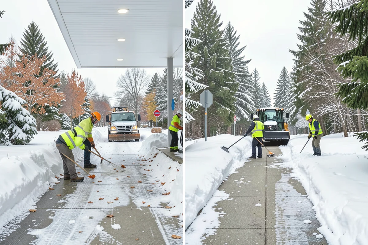 Frozen Walkway Treatment in Black Diamond, King County, WA - Confirm which walkways are frozen and prioritize them