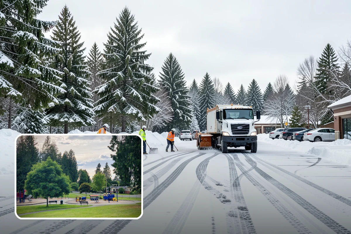 Frozen Walkway Treatment in Bonney Lake, Pierce County, WA - On-demand treatment for suddenly frozen paths
