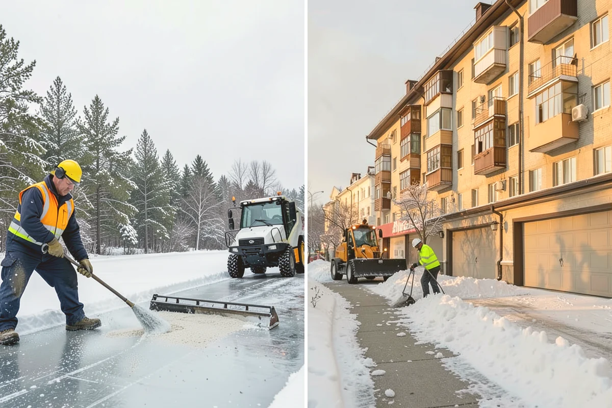 Frozen Walkway Treatment in Bothell, King County, WA - Confirm which walkways are frozen and prioritize them