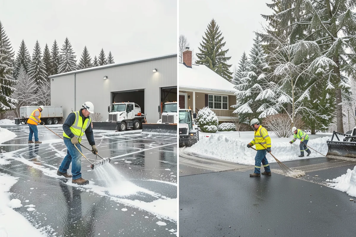 Frozen Walkway Treatment in Brier, Snohomish County, WA - Confirm which walkways are frozen and prioritize them