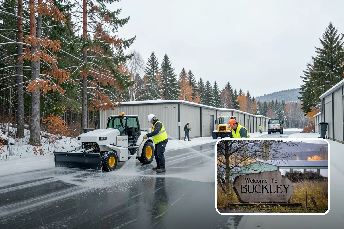 Frozen Walkway Treatment in Buckley, Pierce County, WA - On-demand treatment for suddenly frozen paths