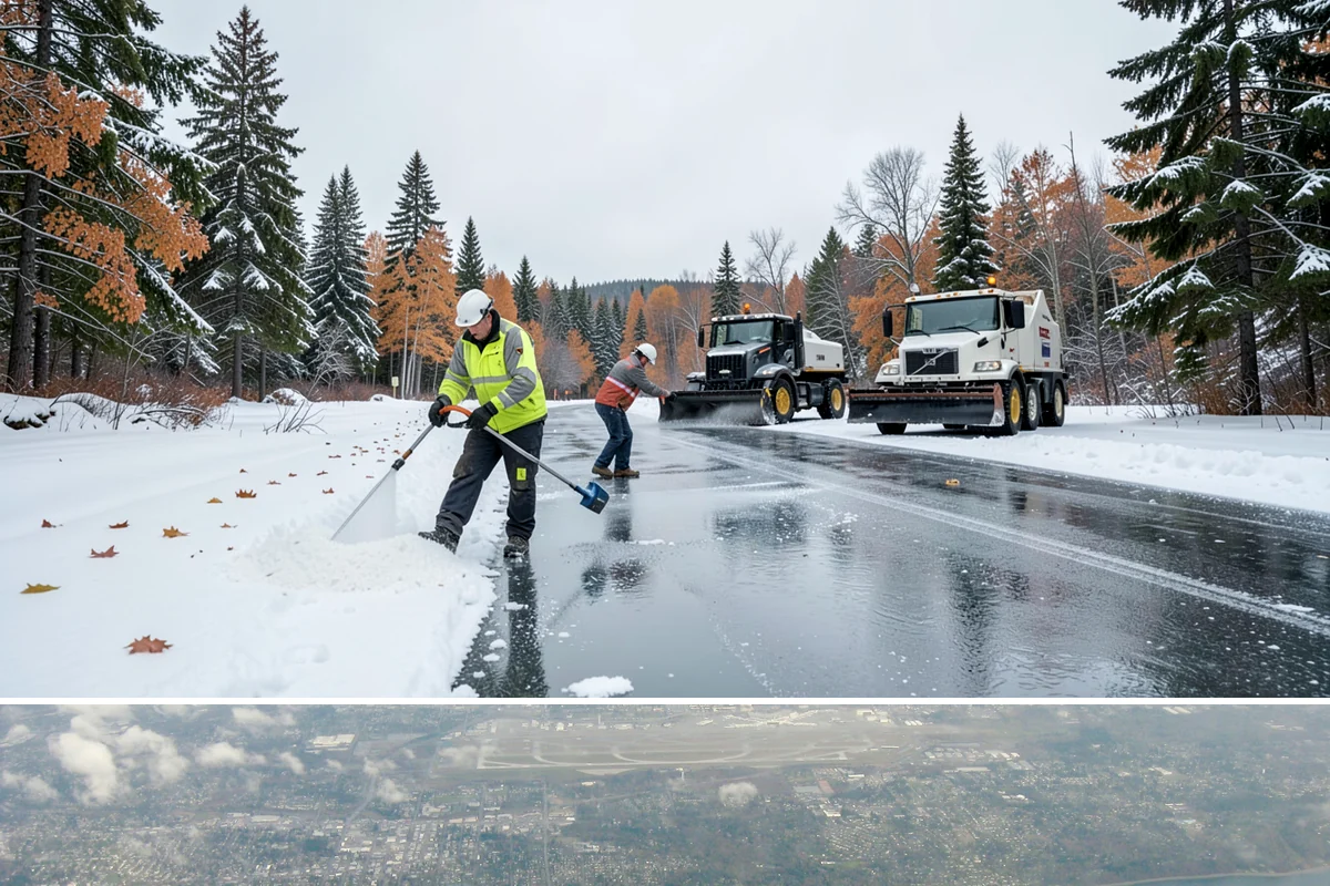 Frozen Walkway Treatment in Burien, King County, WA - Frozen walkway treatment is available all winter, with peak demand during freeze-thaw stretches from late fall into early spring.