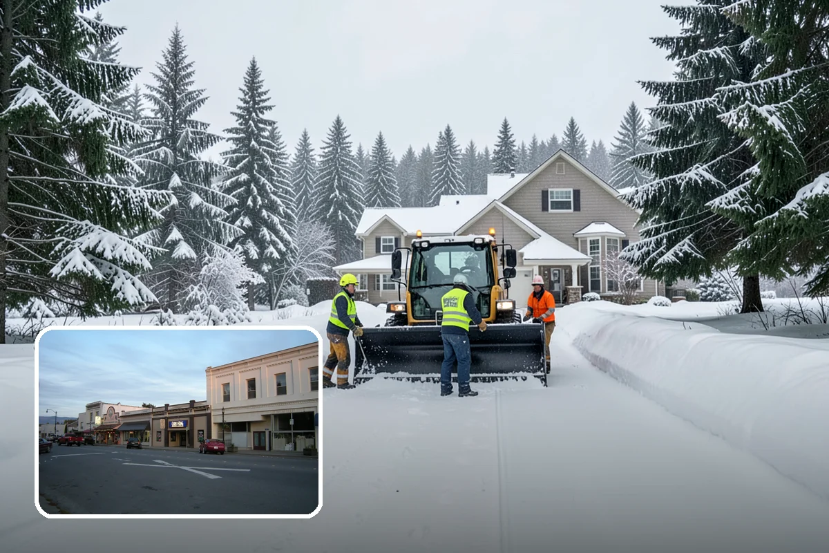 Frozen Walkway Treatment in Burlington, Skagit County, WA - On-demand treatment for suddenly frozen paths