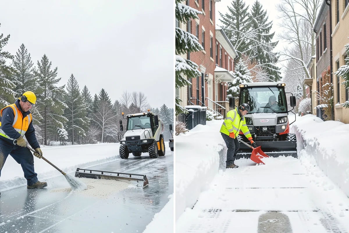Frozen Walkway Treatment in Burlington, Skagit County, WA - Confirm which walkways are frozen and prioritize them