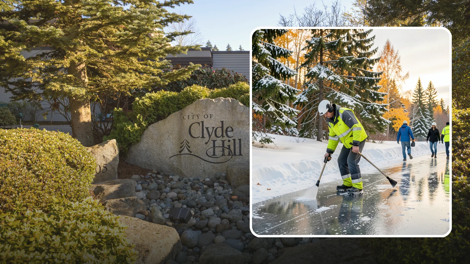 Frozen Walkway Treatment in Clyde Hill, King County, WA - We treat frozen and glazed walkways across Western Washington on demand so pedestrians can move safely when paths turn to ice.