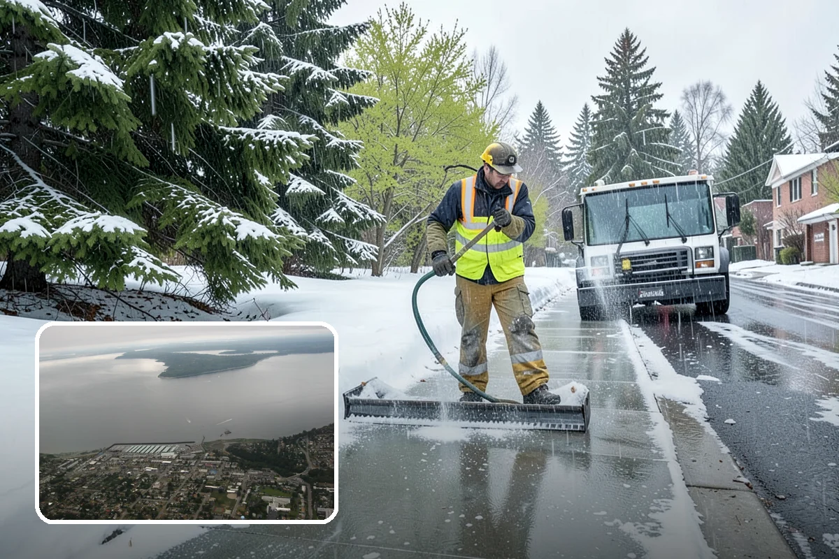 Frozen Walkway Treatment in Des Moines, King County, WA - On-demand treatment for suddenly frozen paths