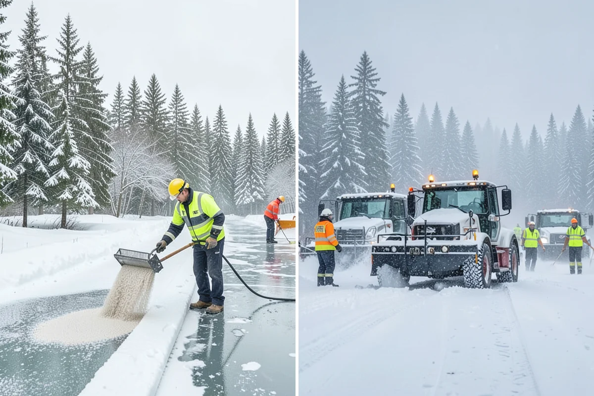 Frozen Walkway Treatment in Des Moines, King County, WA - Confirm which walkways are frozen and prioritize them