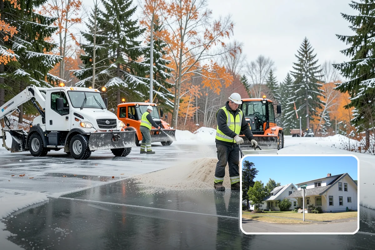 Frozen Walkway Treatment in DuPont, Pierce County, WA - On-demand treatment for suddenly frozen paths
