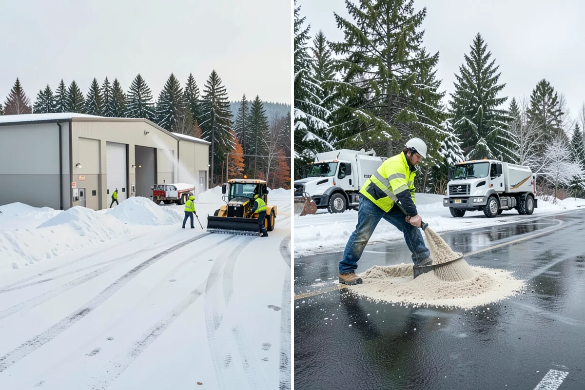 Frozen Walkway Treatment in Enumclaw, King County, WA - Confirm which walkways are frozen and prioritize them