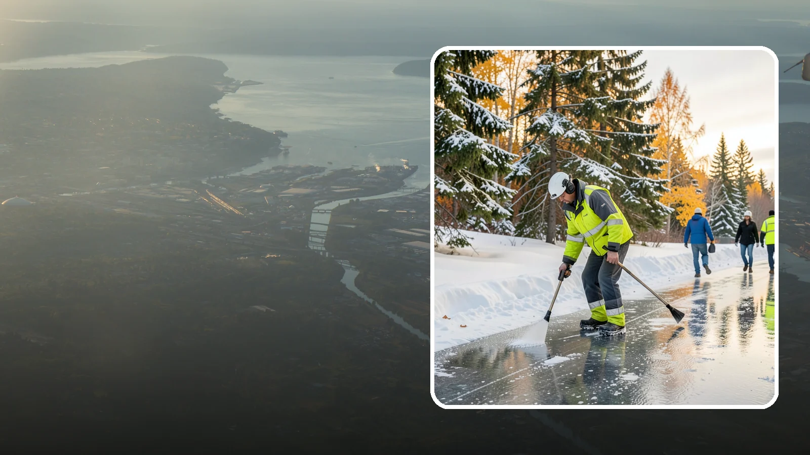 Frozen Walkway Treatment in Fife, Pierce County, WA - We treat frozen and glazed walkways across Western Washington on demand so pedestrians can move safely when paths turn to ice.