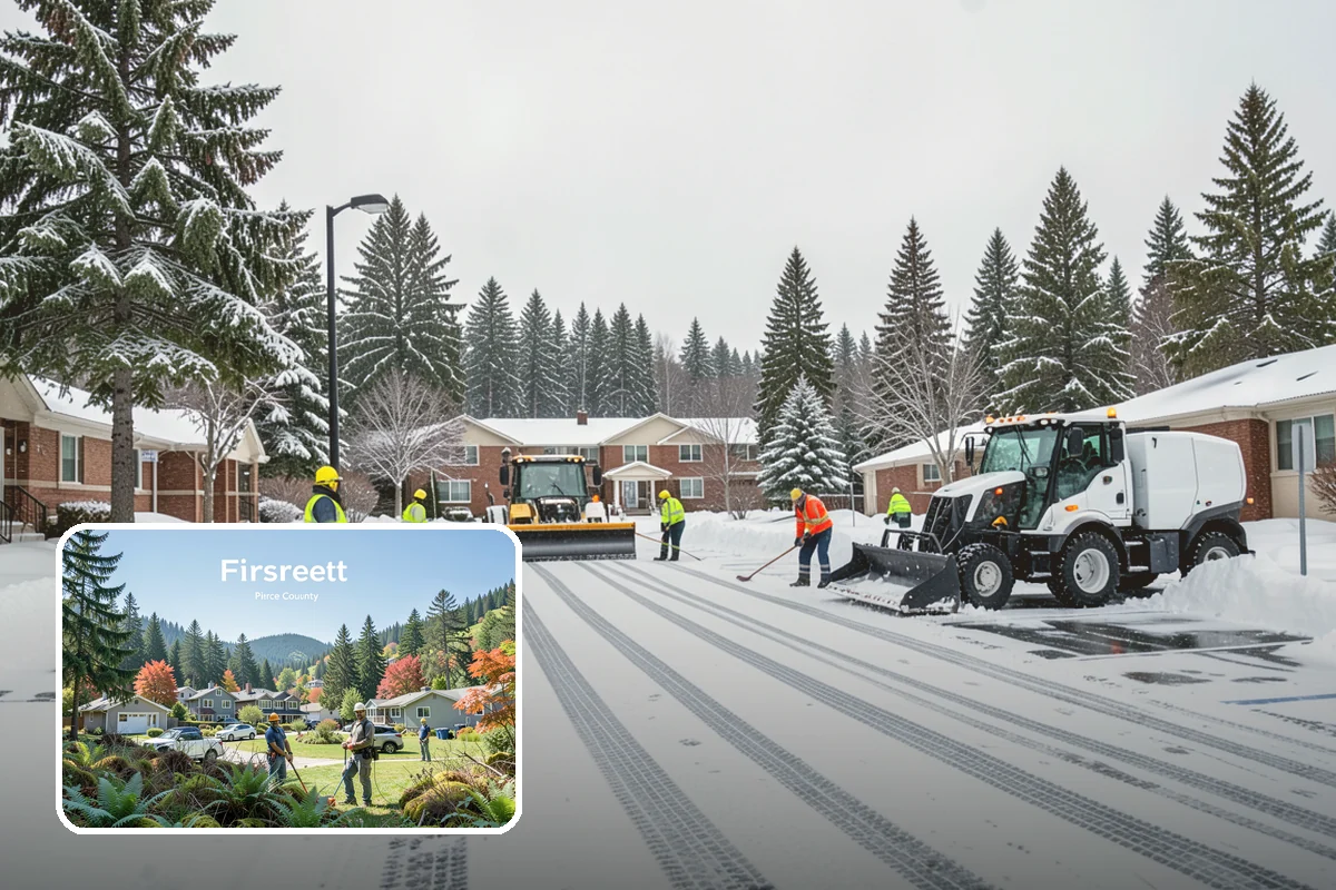 Frozen Walkway Treatment in Fircrest, Pierce County, WA - On-demand treatment for suddenly frozen paths