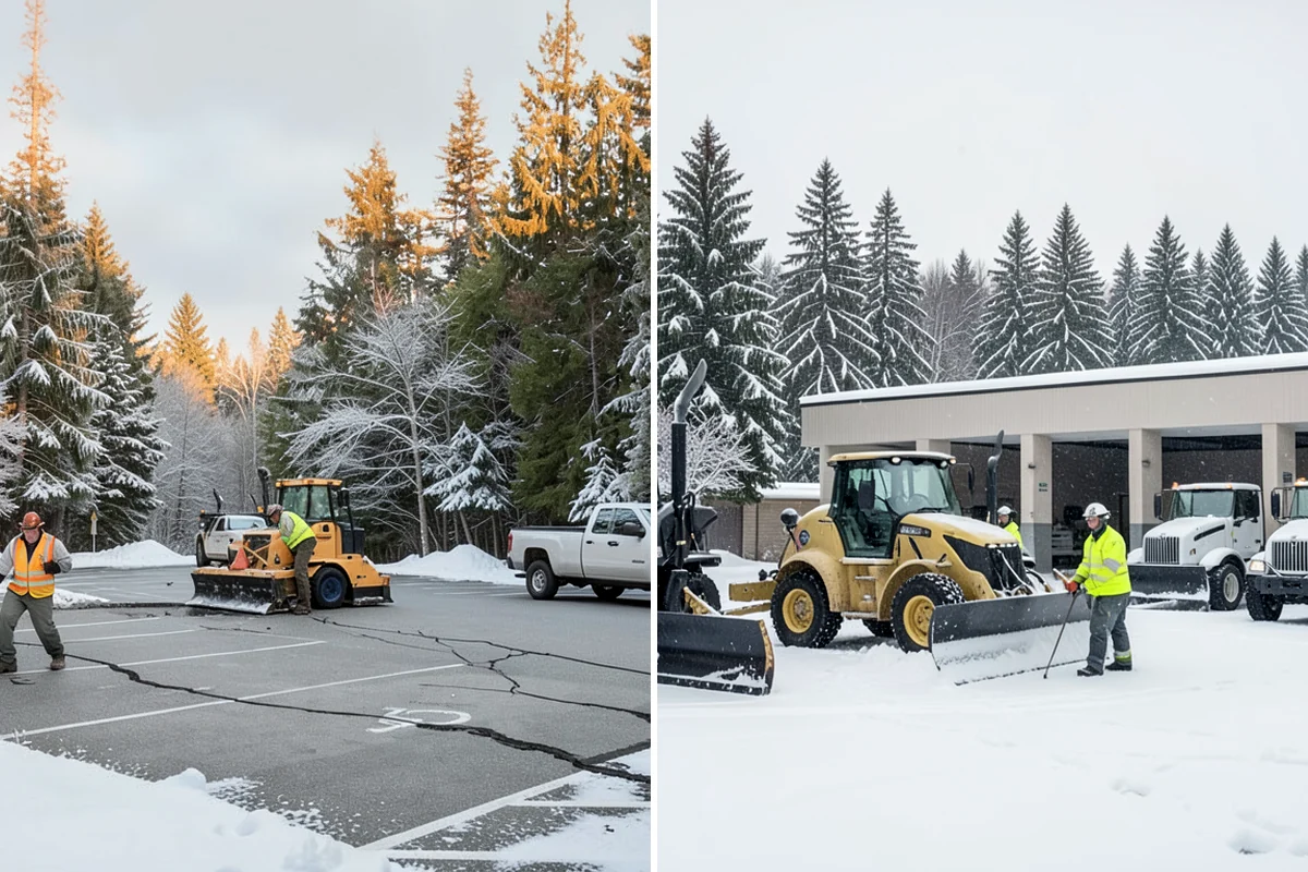 Frozen Walkway Treatment in Fircrest, Pierce County, WA - Confirm which walkways are frozen and prioritize them