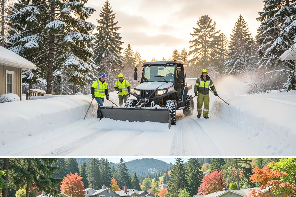 Frozen Walkway Treatment in Fircrest, Pierce County, WA - Frozen walkway treatment is available all winter, with peak demand during freeze-thaw stretches from late fall into early spring.