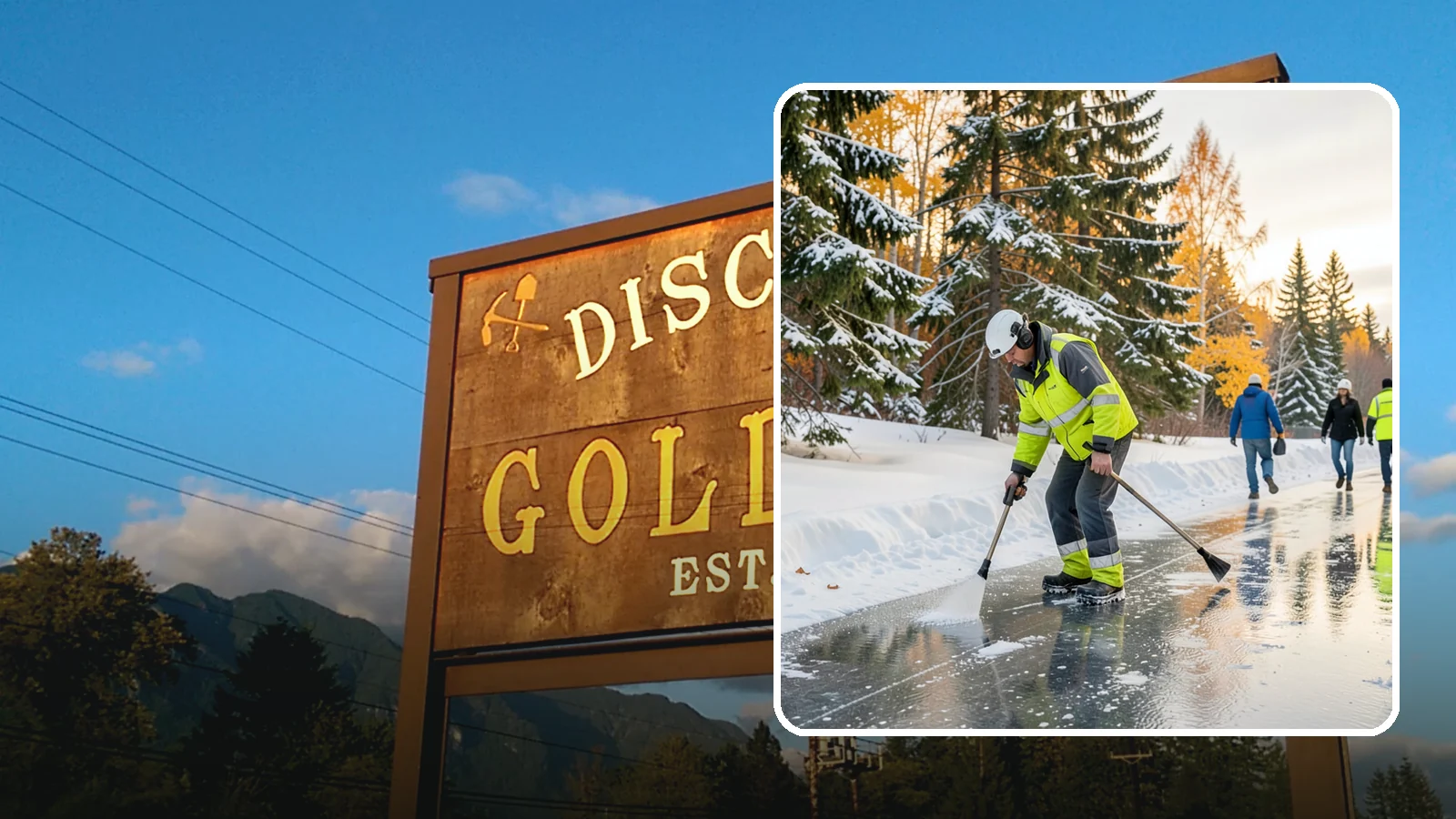 Frozen Walkway Treatment in Gold Bar, Snohomish County, WA - We treat frozen and glazed walkways across Western Washington on demand so pedestrians can move safely when paths turn to ice.