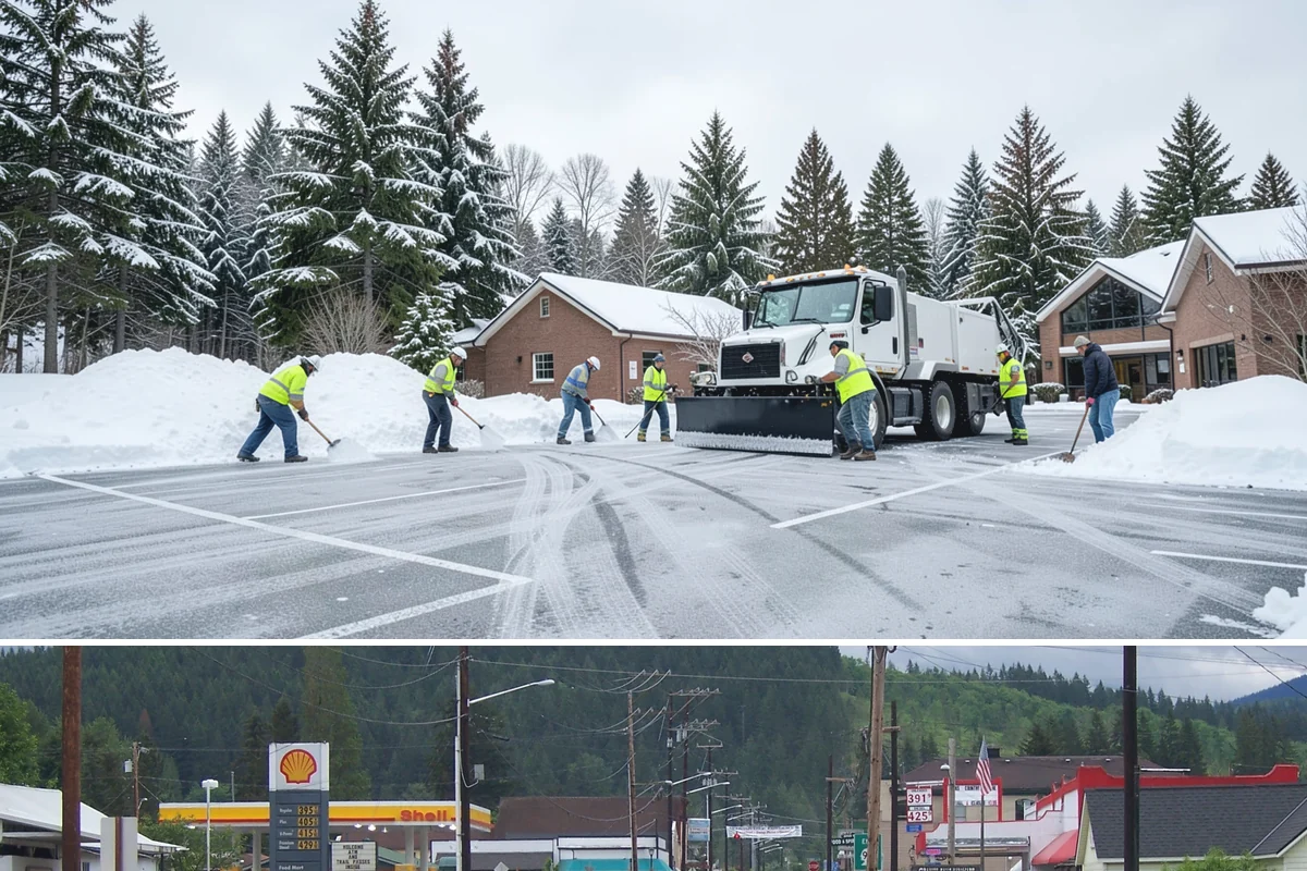 Frozen Walkway Treatment in Granite Falls, Snohomish County, WA - Frozen walkway treatment is available all winter, with peak demand during freeze-thaw stretches from late fall into early spring.