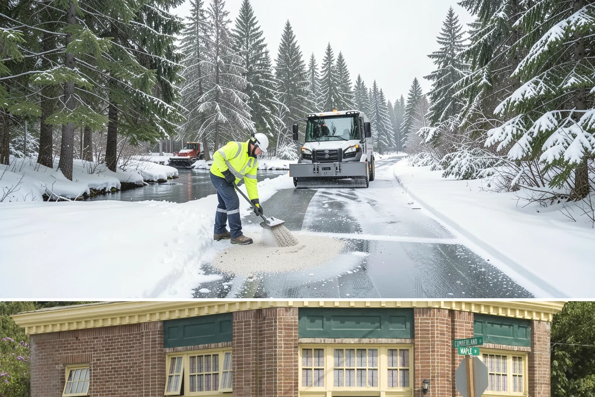 Frozen Walkway Treatment in Hamilton, Skagit County, WA - Frozen walkway treatment is available all winter, with peak demand during freeze-thaw stretches from late fall into early spring.