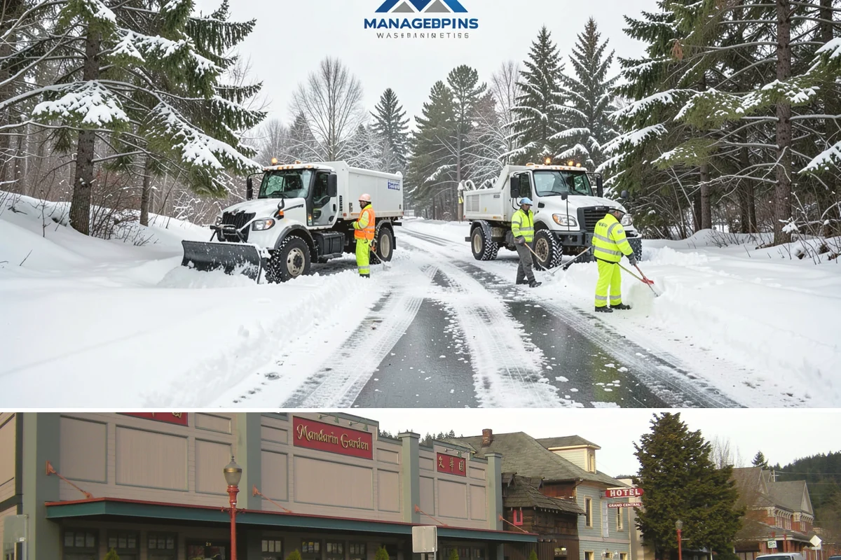 Frozen Walkway Treatment in Issaquah, King County, WA - Frozen walkway treatment is available all winter, with peak demand during freeze-thaw stretches from late fall into early spring.