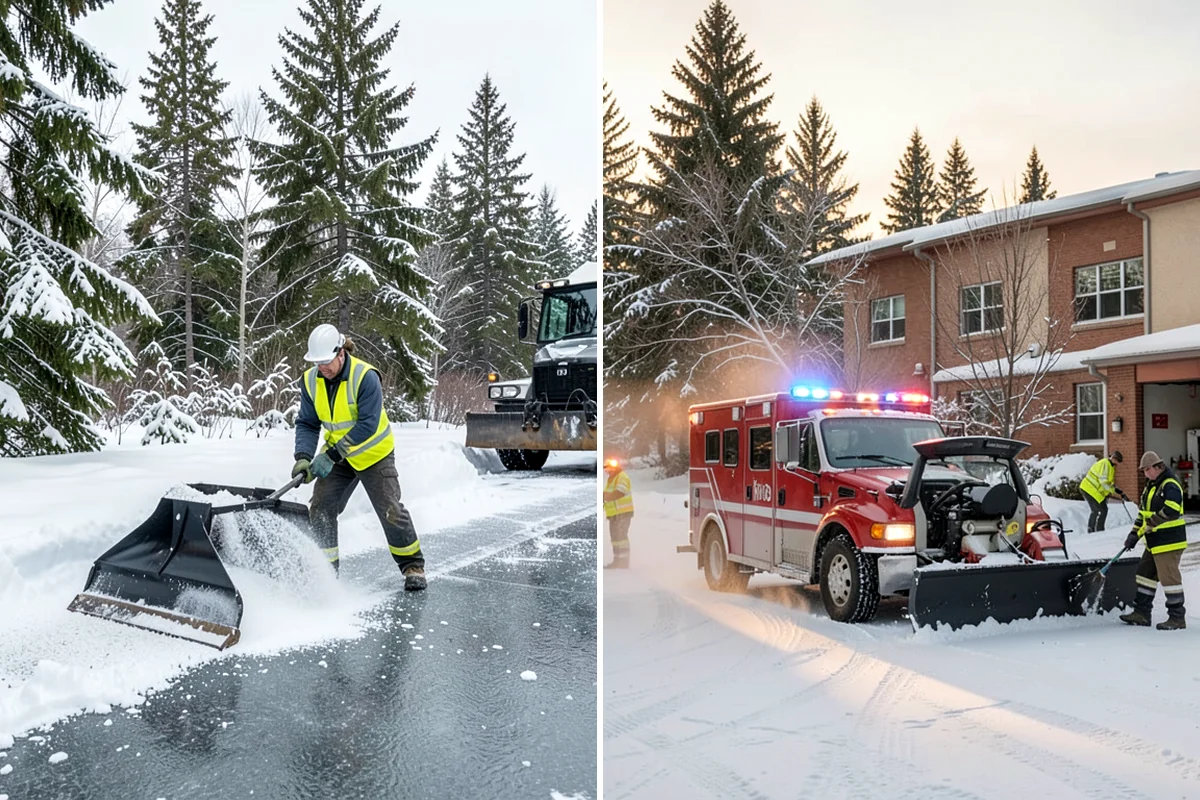 Frozen Walkway Treatment in Kenmore, King County, WA - Confirm which walkways are frozen and prioritize them