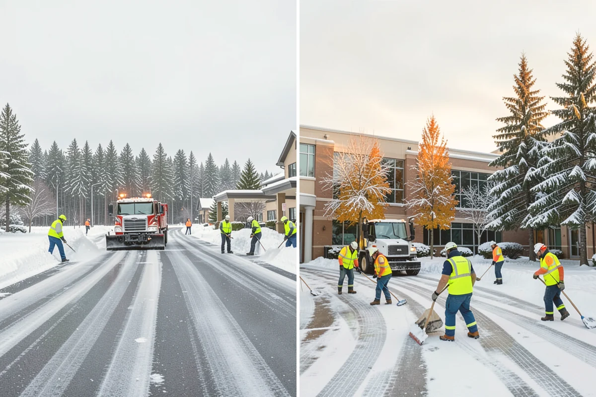Frozen Walkway Treatment in Kent, King County, WA - Confirm which walkways are frozen and prioritize them