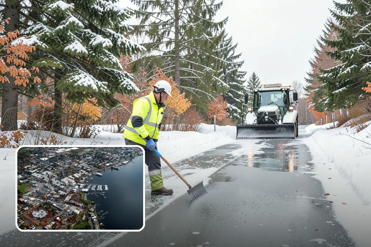 Frozen Walkway Treatment in Kirkland, King County, WA - On-demand treatment for suddenly frozen paths