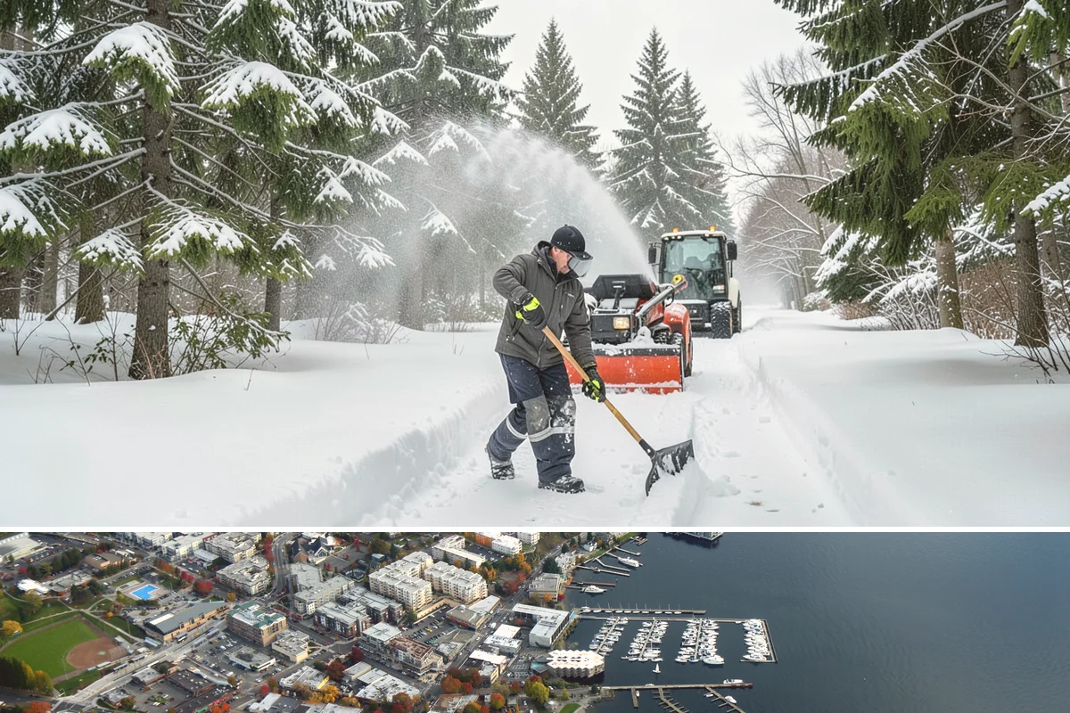 Frozen Walkway Treatment in Kirkland, King County, WA - Frozen walkway treatment is available all winter, with peak demand during freeze-thaw stretches from late fall into early spring.