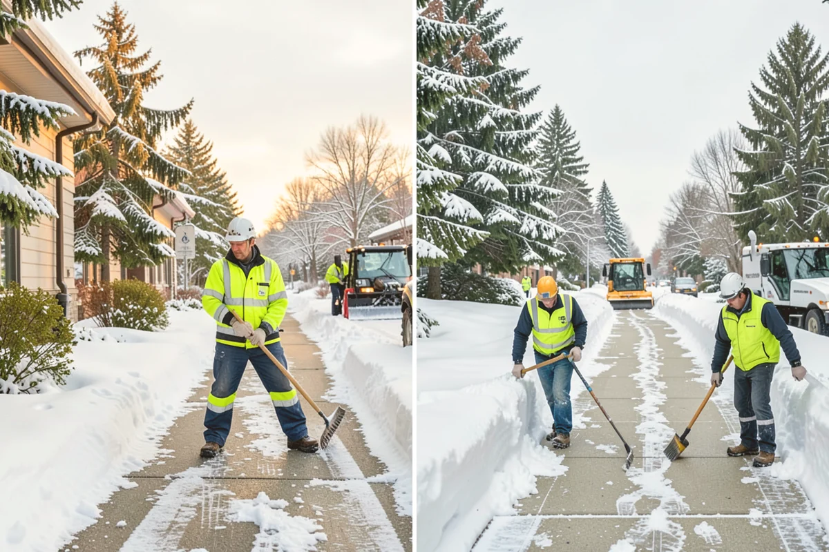 Frozen Walkway Treatment in Langley, Island County, WA - Confirm which walkways are frozen and prioritize them