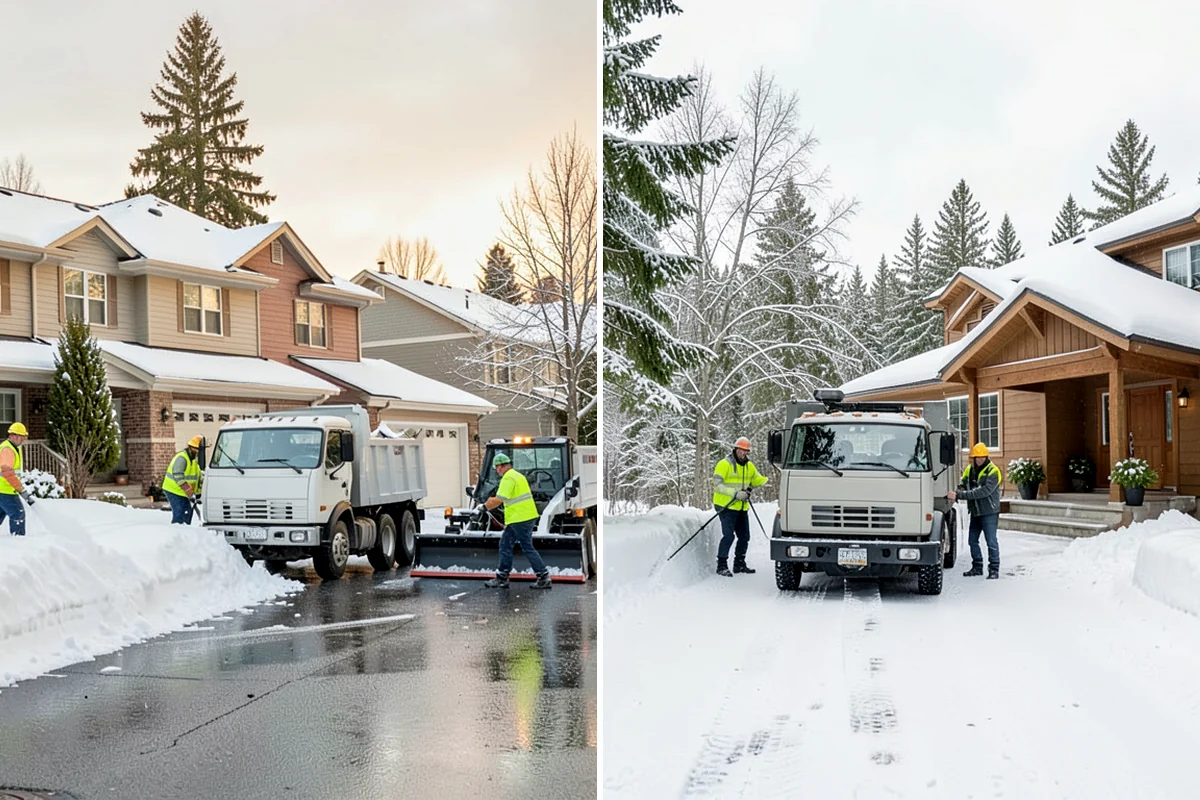 Frozen Walkway Treatment in Lyman, Skagit County, WA - Confirm which walkways are frozen and prioritize them