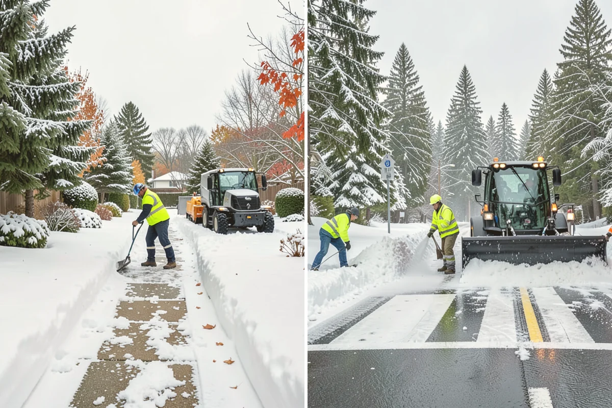 Frozen Walkway Treatment in Lynnwood, Snohomish County, WA - Confirm which walkways are frozen and prioritize them