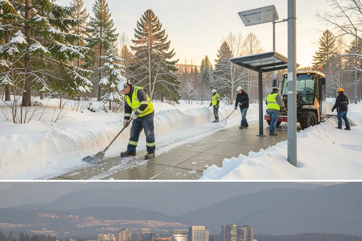 Frozen Walkway Treatment in Medina, King County, WA - Frozen walkway treatment is available all winter, with peak demand during freeze-thaw stretches from late fall into early spring.