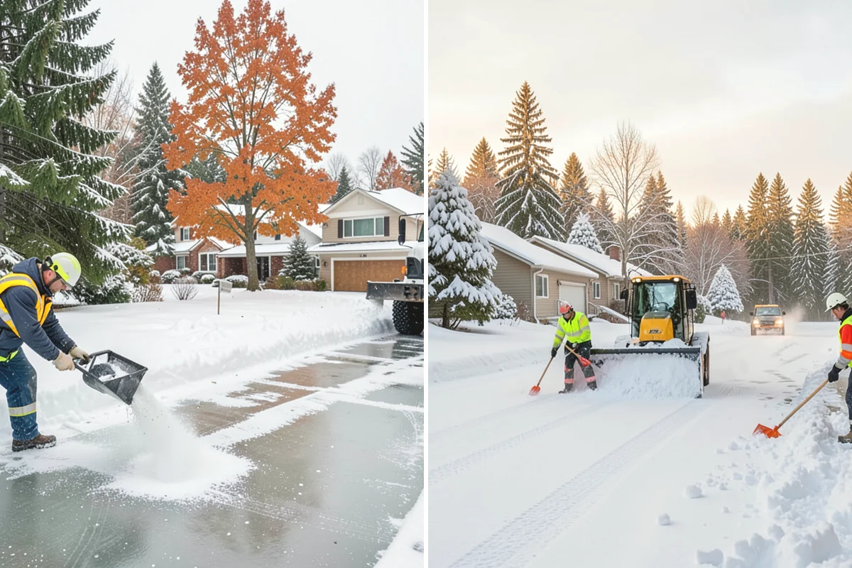 Frozen Walkway Treatment in Mercer Island, King County, WA - Confirm which walkways are frozen and prioritize them