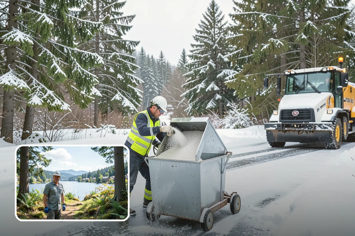 Frozen Walkway Treatment in Milton, King County, WA - On-demand treatment for suddenly frozen paths