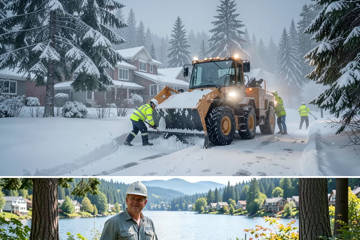 Frozen Walkway Treatment in Milton, King County, WA - Frozen walkway treatment is available all winter, with peak demand during freeze-thaw stretches from late fall into early spring.
