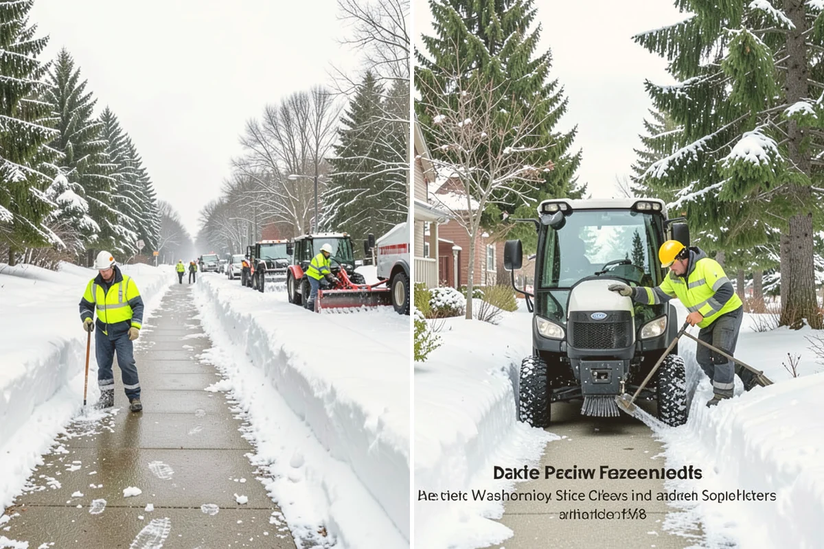 Frozen Walkway Treatment in Mount Vernon, Skagit County, WA - Confirm which walkways are frozen and prioritize them