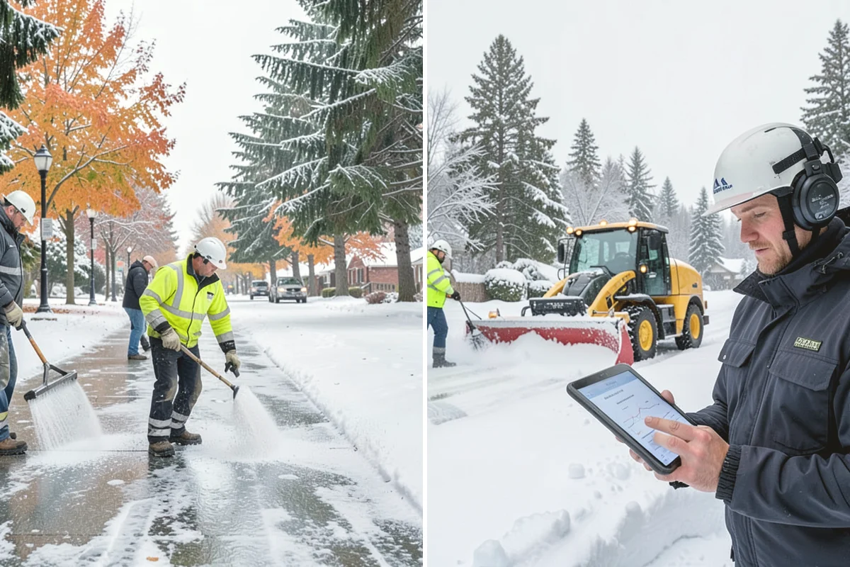 Frozen Walkway Treatment in Mukilteo, Snohomish County, WA - Confirm which walkways are frozen and prioritize them