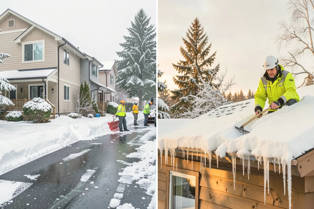 Frozen Walkway Treatment in Newcastle, King County, WA - Confirm which walkways are frozen and prioritize them