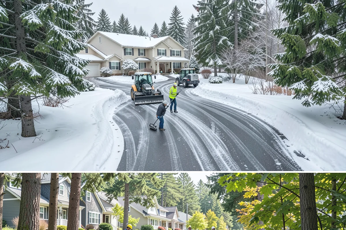 Frozen Walkway Treatment in Normandy Park, King County, WA - Frozen walkway treatment is available all winter, with peak demand during freeze-thaw stretches from late fall into early spring.